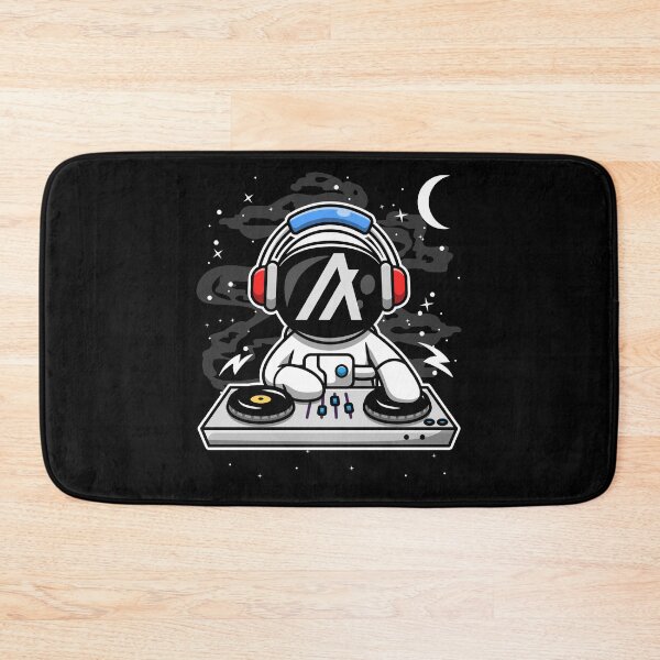 Item preview, Astronaut DJ Algorand ALGO Coin To The Moon Crypto Token Cryptocurrency Blockchain Wallet designed and sold by AriellaGross.