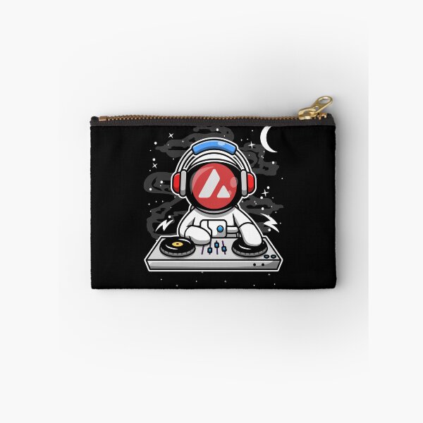 Item preview, Astronaut DJ Avalanche AVAX Coin To The Moon Crypto Token Cryptocurrency Blockchain Wallet HODL designed and sold by AriellaGross.