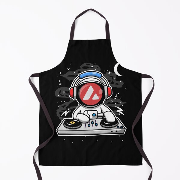 Item preview, Astronaut DJ Avalanche AVAX Coin To The Moon Crypto Token Cryptocurrency Blockchain Wallet HODL designed and sold by AriellaGross.