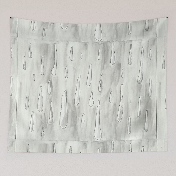 Item preview, Raindrops In Grey designed and sold by NunoNevesComics.