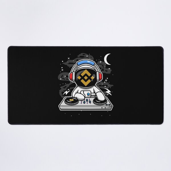 Item preview, Astronaut DJ Binance BNB Coin To The Moon Crypto Token Cryptocurrency Blockchain Wallet HODL designed and sold by AriellaGross.