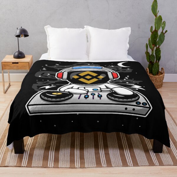 Item preview, Astronaut DJ Binance BNB Coin To The Moon Crypto Token Cryptocurrency Blockchain Wallet HODL designed and sold by AriellaGross.