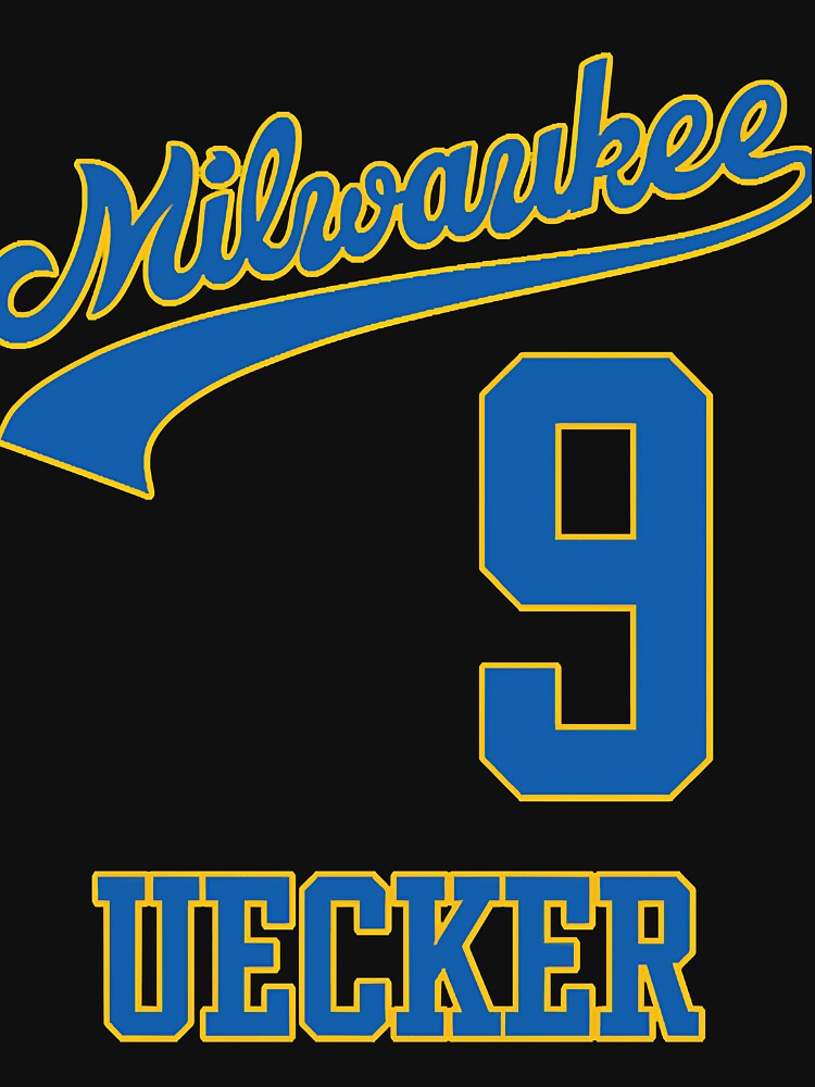 Retro Bob Uecker Baseball Jersey Tribute Long Sleeve T-Shirt