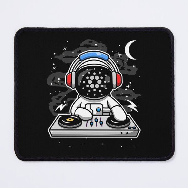 Item preview, Astronaut DJ Cardano ADA Coin To The Moon Crypto Token Cryptocurrency Blockchain Wallet HODL designed and sold by AriellaGross.