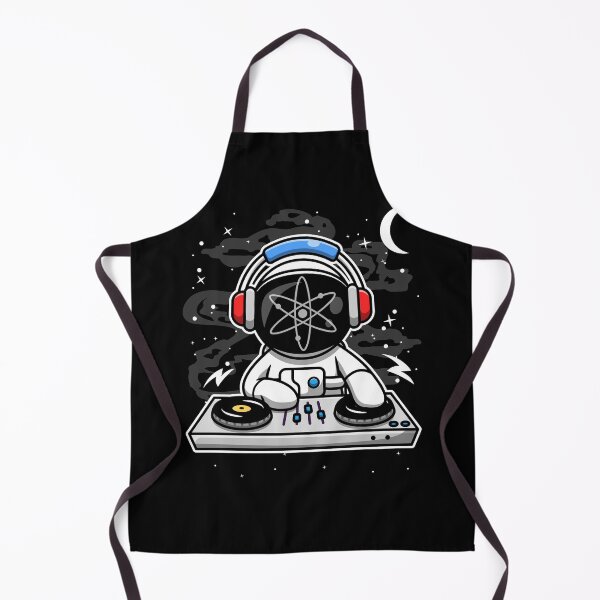 Item preview, Astronaut DJ Cosmos ATOM Coin To The Moon Crypto Token Cryptocurrency Blockchain Wallet HODL designed and sold by AriellaGross.