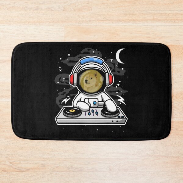 Item preview, Astronaut DJ Dogecoin DOGE Coin To The Moon Crypto Token Cryptocurrency Blockchain Wallet HODL designed and sold by AriellaGross.