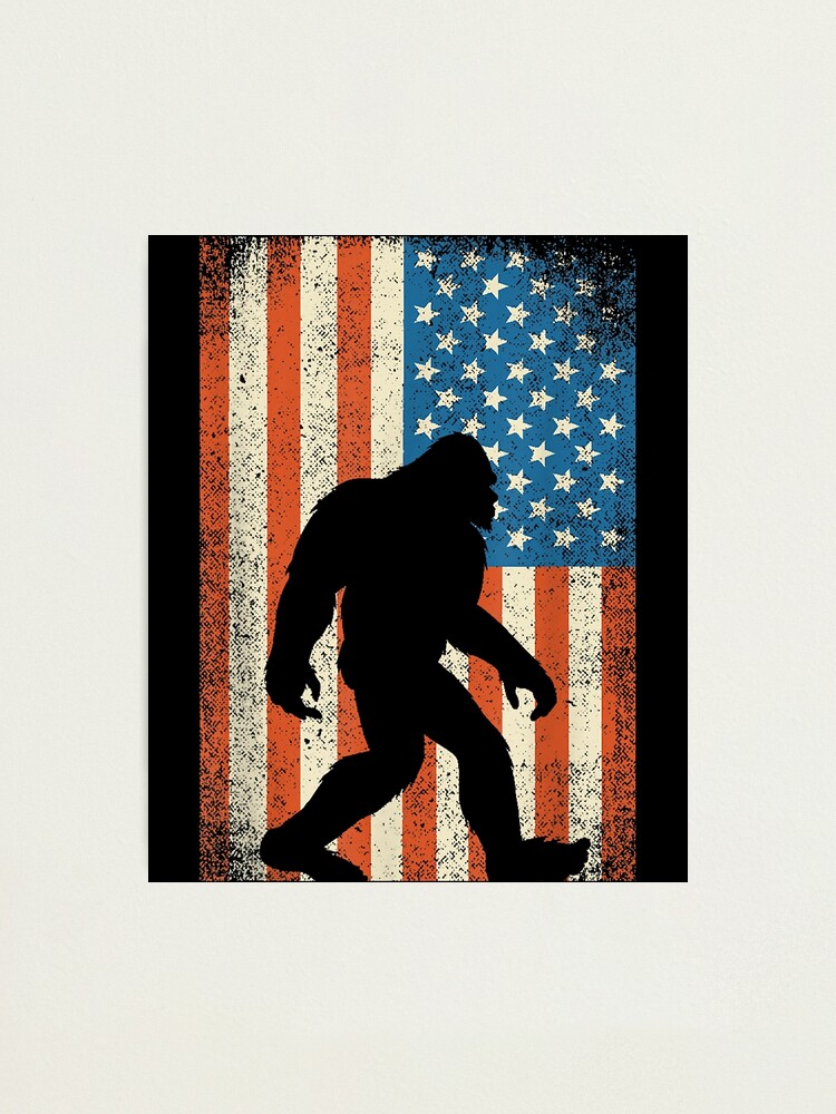 Bigfoot Sasquatch I Believe Tshirt Patriot American Flag Usa Bigfoot Sasquatch I Believe Tshirt Patriot American Flag Usa