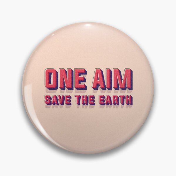Item preview, ONE AIM - Save the Earth designed and sold by Hell-Prints.