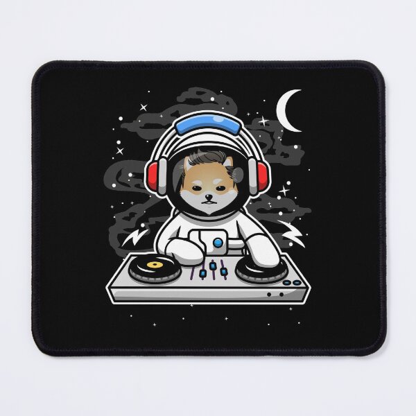 Item preview, Astronaut DJ Dogelon Mars ELON Coin To The Moon Crypto Token Cryptocurrency Blockchain Wallet HODL designed and sold by AriellaGross.