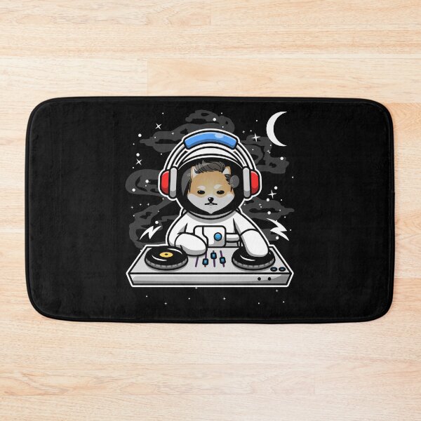 Item preview, Astronaut DJ Dogelon Mars ELON Coin To The Moon Crypto Token Cryptocurrency Blockchain Wallet HODL designed and sold by AriellaGross.