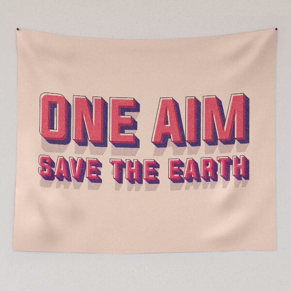 Item preview, ONE AIM - Save the Earth designed and sold by Hell-Prints.