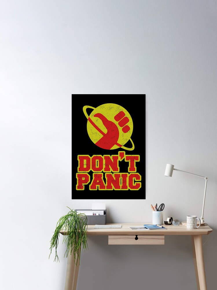 Hitchhikers Guide To The Galaxy Movie Poster Don't Panic 24x36