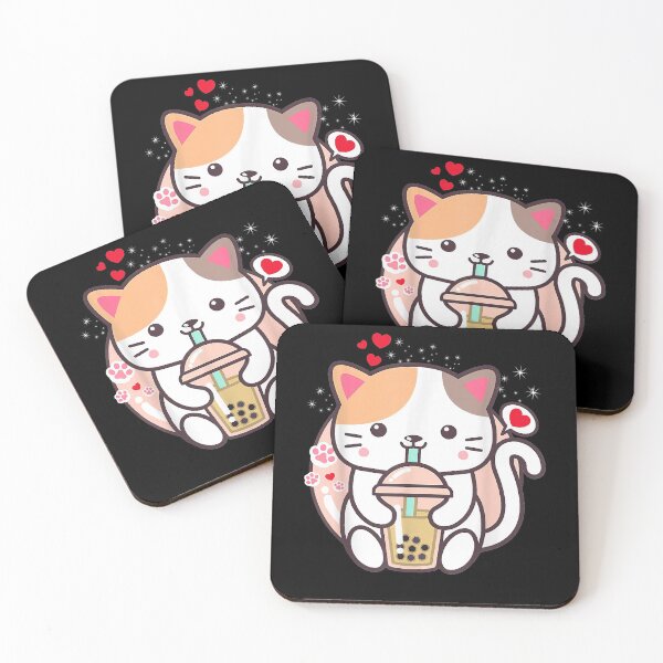 Item preview, Cat Boba Tea Bubble Tea Kawaii Anime Japanese Neko Girl Teen designed and sold by KarenFishers.