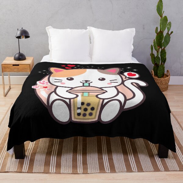 Item preview, Cat Boba Tea Bubble Tea Kawaii Anime Japanese Neko Girl Teen designed and sold by KarenFishers.