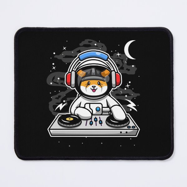 Item preview, Astronaut DJ Floki Inu Coin To The Moon Crypto Token Floki Army Cryptocurrency Blockchain Wallet HODL designed and sold by AriellaGross.