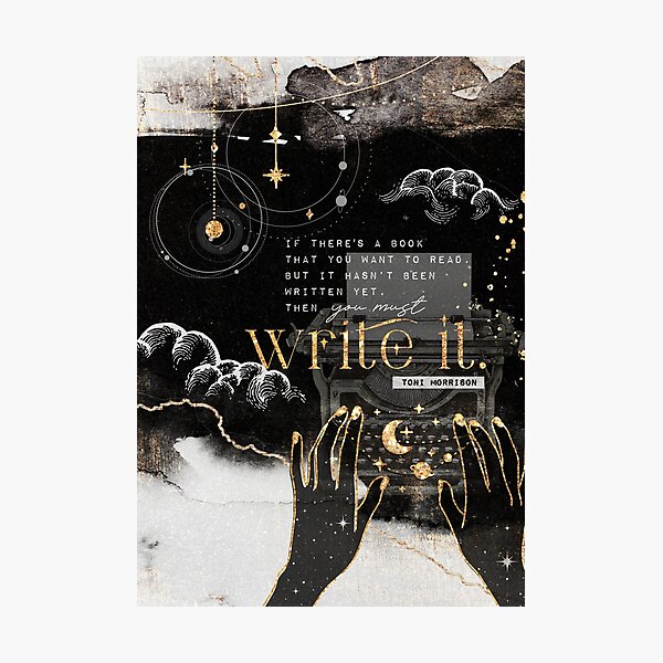 Item preview, You must write it designed and sold by Stella Bookish Art.