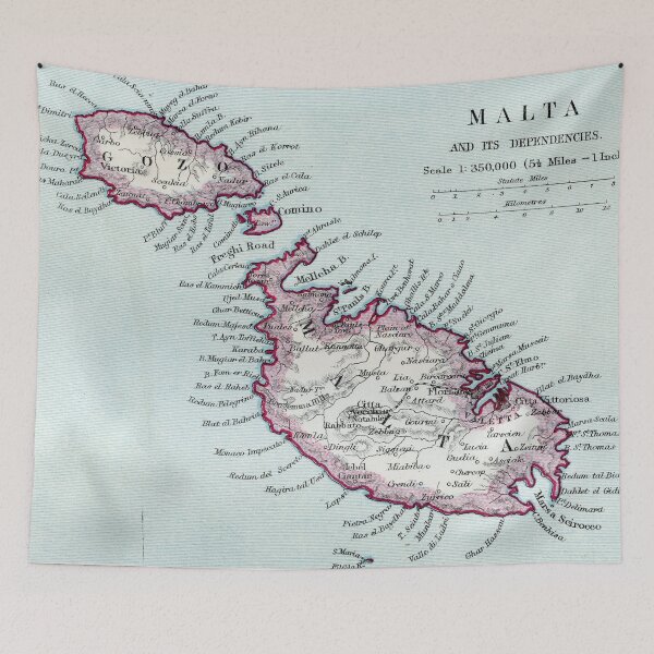 Item preview, Map of Malta designed and sold by thatsit-itslit.