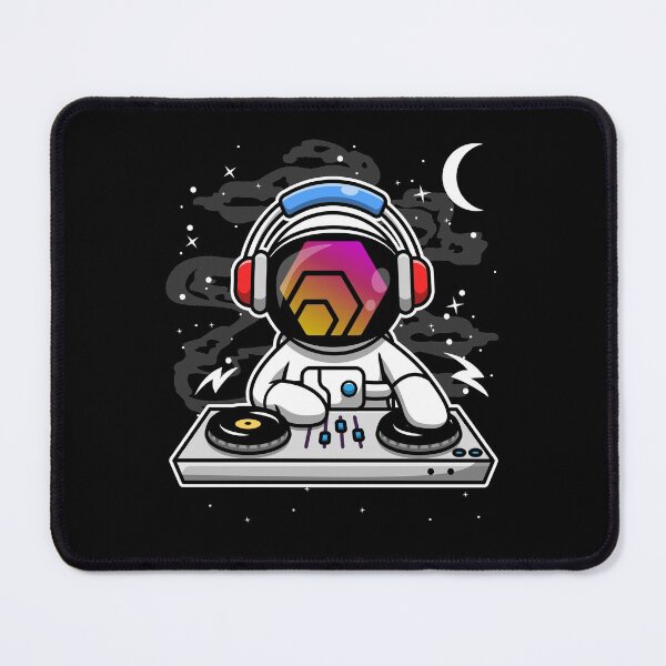 Item preview, Astronaut DJ HEX Coin To The Moon Crypto Token Cryptocurrency Blockchain Wallet HODL designed and sold by AriellaGross.