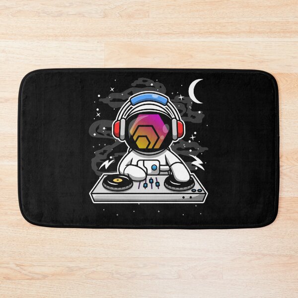 Item preview, Astronaut DJ HEX Coin To The Moon Crypto Token Cryptocurrency Blockchain Wallet HODL designed and sold by AriellaGross.