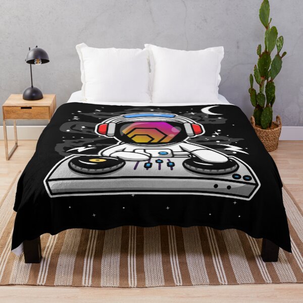 Item preview, Astronaut DJ HEX Coin To The Moon Crypto Token Cryptocurrency Blockchain Wallet HODL designed and sold by AriellaGross.