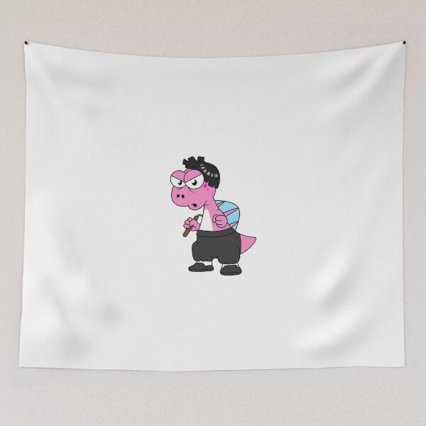 Item preview, Illustration of a Spinosaurus Bruce Lee. designed and sold by StocktrekImages.