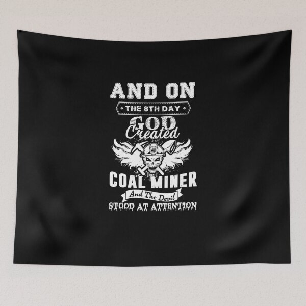 Item preview, God Made Coal Miner designed and sold by aryagiri.