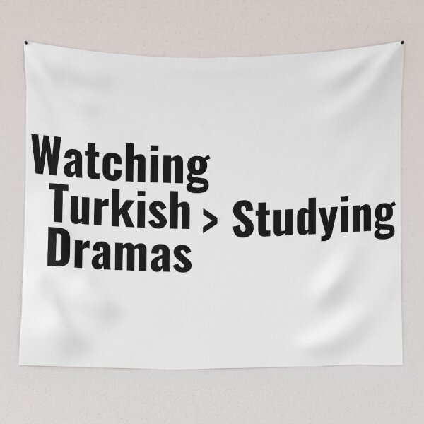 Item preview, Watching Turkish Dramas > Studying designed and sold by Edenjodie.