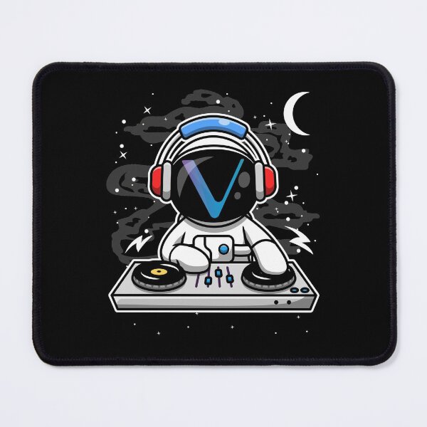 Item preview, Astronaut DJ Vechain VET Coin To The Moon Crypto Token Cryptocurrency Blockchain Wallet HODL designed and sold by AriellaGross.