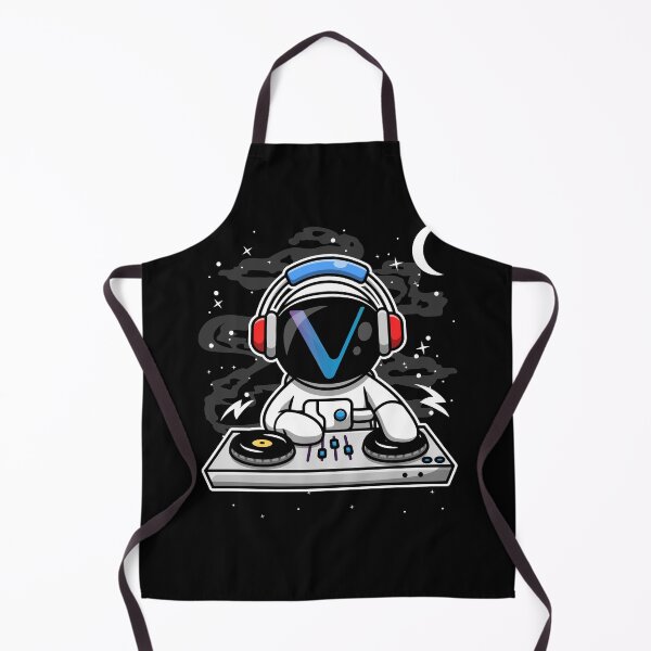 Item preview, Astronaut DJ Vechain VET Coin To The Moon Crypto Token Cryptocurrency Blockchain Wallet HODL designed and sold by AriellaGross.