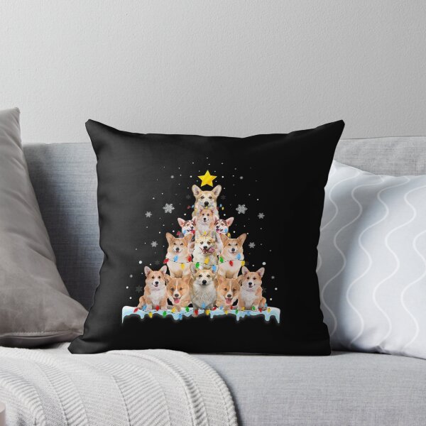 Item preview, Funny Corgi Christmas Tree Lights Puppy Corgi Dog Lover designed and sold by Vavilovvladimir.