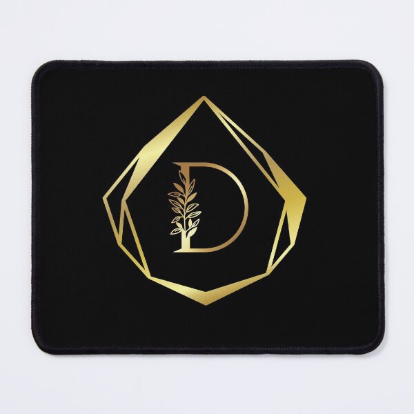 Item preview, Gold Monogram Letter D | English Alphabet Series designed and sold by BYNANA80.