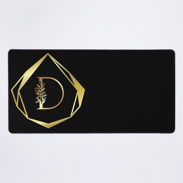 Item preview, Gold Monogram Letter D | English Alphabet Series designed and sold by BYNANA80.