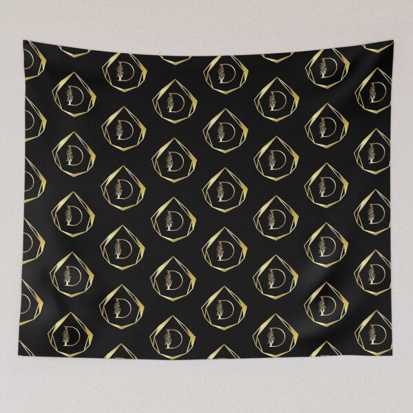 Item preview,  Gold Monogram Letter D | English Alphabet Series  designed and sold by BYNANA80.