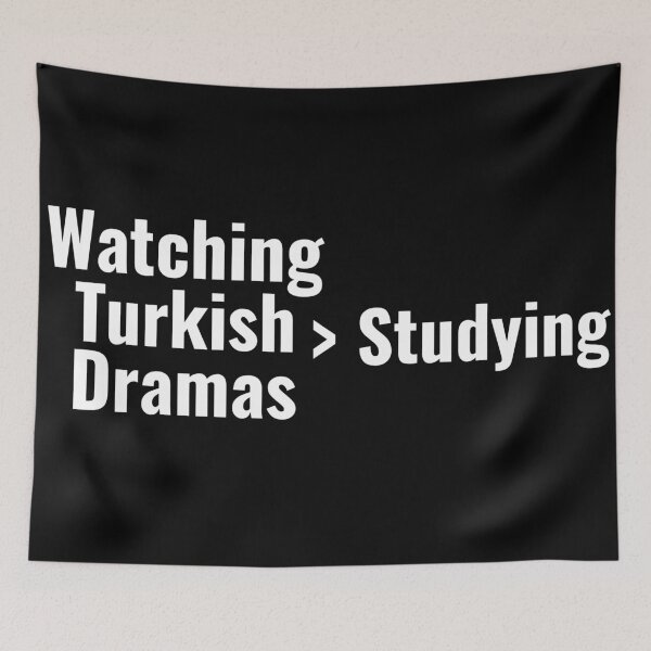 Item preview, Watching Turkish Dramas > Studying designed and sold by Edenjodie.