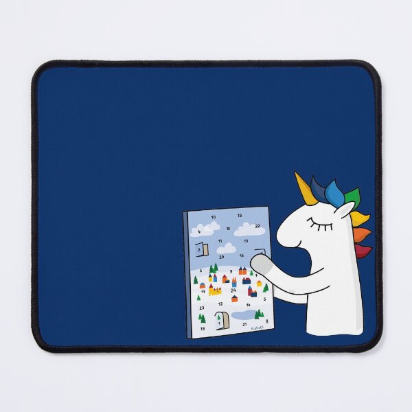 Item preview, Unicorn opens his advent calendar designed and sold by LaDaDi.