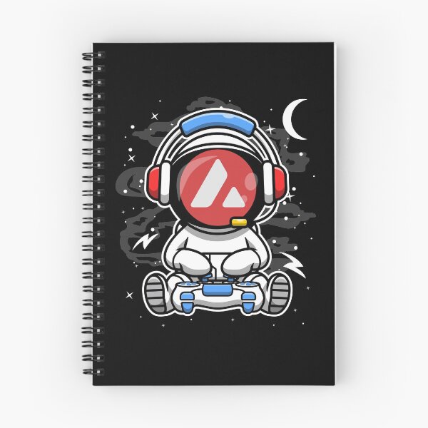 Item preview, Astronaut Gamer Avalanche Avax Coin To The Moon Crypto Token Blockchain Cryptocurrency Wallet designed and sold by JaxonBrown.