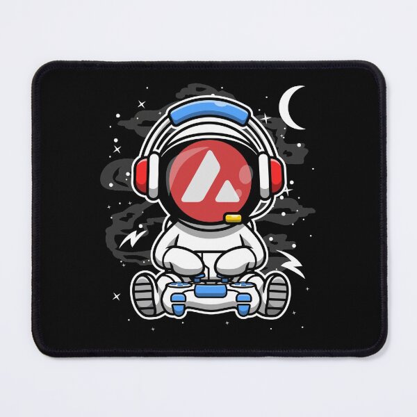Item preview, Astronaut Gamer Avalanche Avax Coin To The Moon Crypto Token Blockchain Cryptocurrency Wallet designed and sold by JaxonBrown.