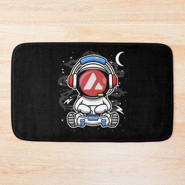 Item preview, Astronaut Gamer Avalanche Avax Coin To The Moon Crypto Token Blockchain Cryptocurrency Wallet designed and sold by JaxonBrown.