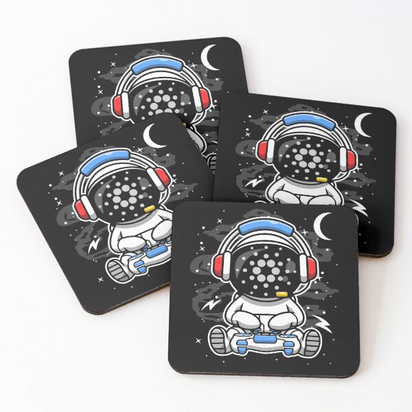 Item preview, Astronaut Gamer Cardano ADA Coin To The Moon Crypto Token Blockchain Cryptocurrency Wallet HODL designed and sold by JaxonBrown.