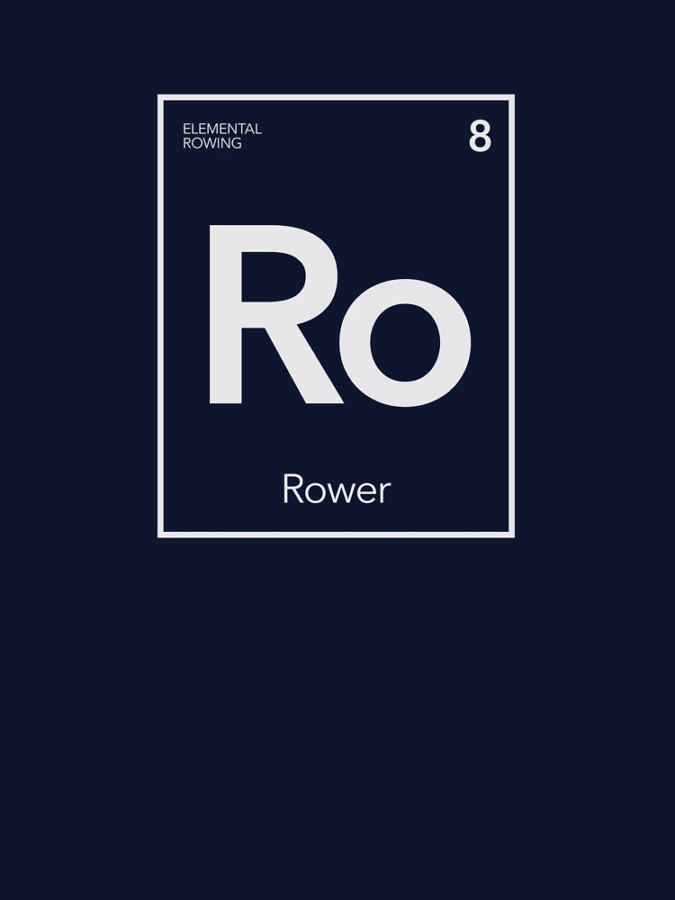 Thumbnail 7 of 7, Classic T-Shirt, Elemental Rowing - Basic Rower designed and sold by WorkingWalrus.