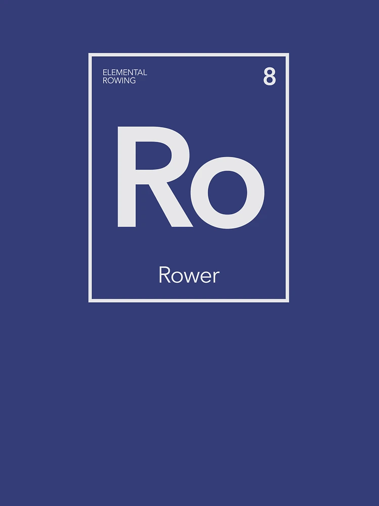 Thumbnail 4 of 4, V-Neck T-Shirt, Elemental Rowing - Basic Rower designed and sold by WorkingWalrus.