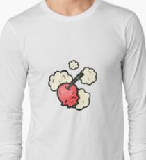 cherry skull symbol Long Sleeve T-Shirt