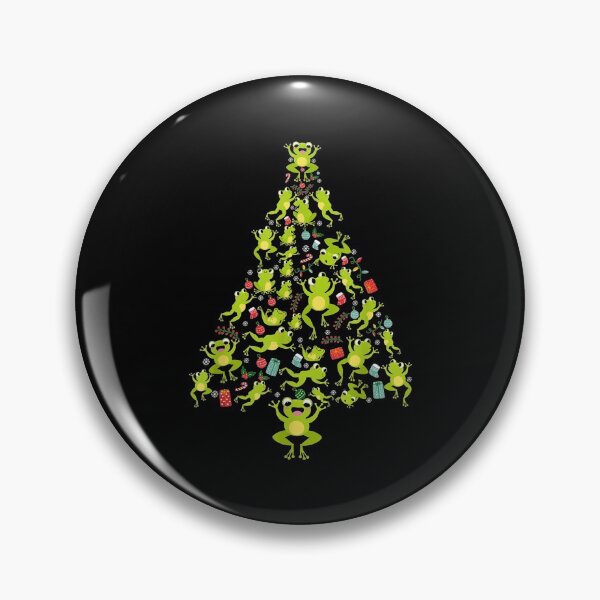 Aperçu de l'œuvre Grenouilles Arbre de Noël Animal Xmas Pyjamas Femmes Hommes Enfants créée et vendue par Vavilovvladimir.