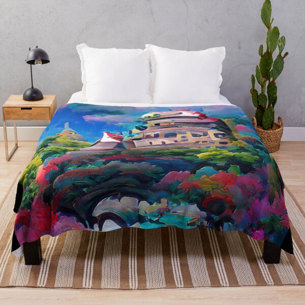 Item preview, colorful landscape designed and sold by ururuty.