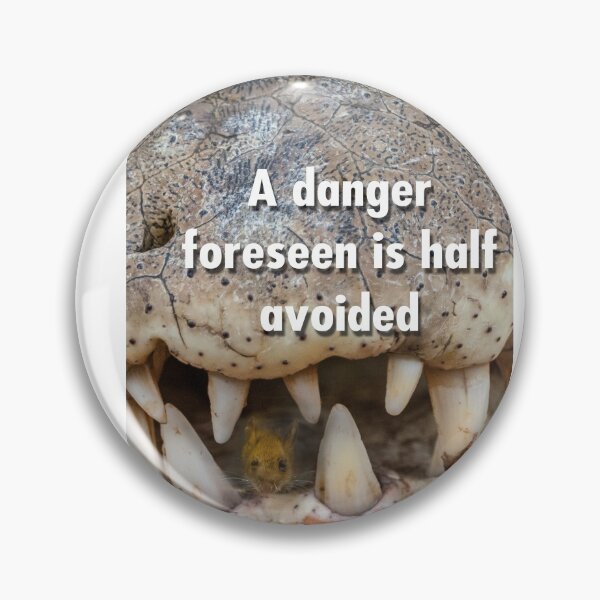Item preview, A danger foreseen is half avoided designed and sold by Ingo Gerlach.