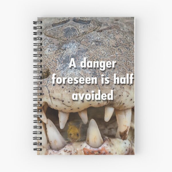 Item preview, A danger foreseen is half avoided designed and sold by Ingo Gerlach.