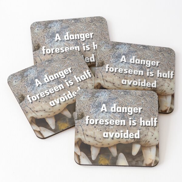 Item preview, A danger foreseen is half avoided designed and sold by Ingo Gerlach.