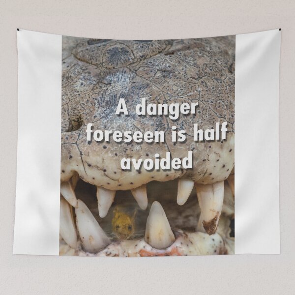 Item preview, A danger foreseen is half avoided designed and sold by Ingo Gerlach.