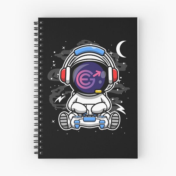 Item preview, Astronaut Gamer Evergrow EGC Coin To The Moon Crypto Token Blockchain Cryptocurrency Wallet HODL designed and sold by JaxonBrown.