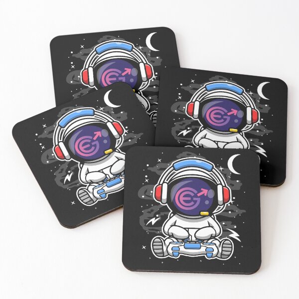 Item preview, Astronaut Gamer Evergrow EGC Coin To The Moon Crypto Token Blockchain Cryptocurrency Wallet HODL designed and sold by JaxonBrown.